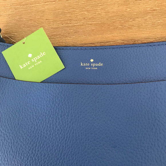 Kate Spade Crossbody Purse Blue Austin Hemsley NWT - Picture 8 of 8